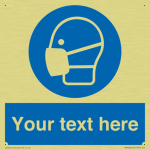 Custom Face Mask Sign